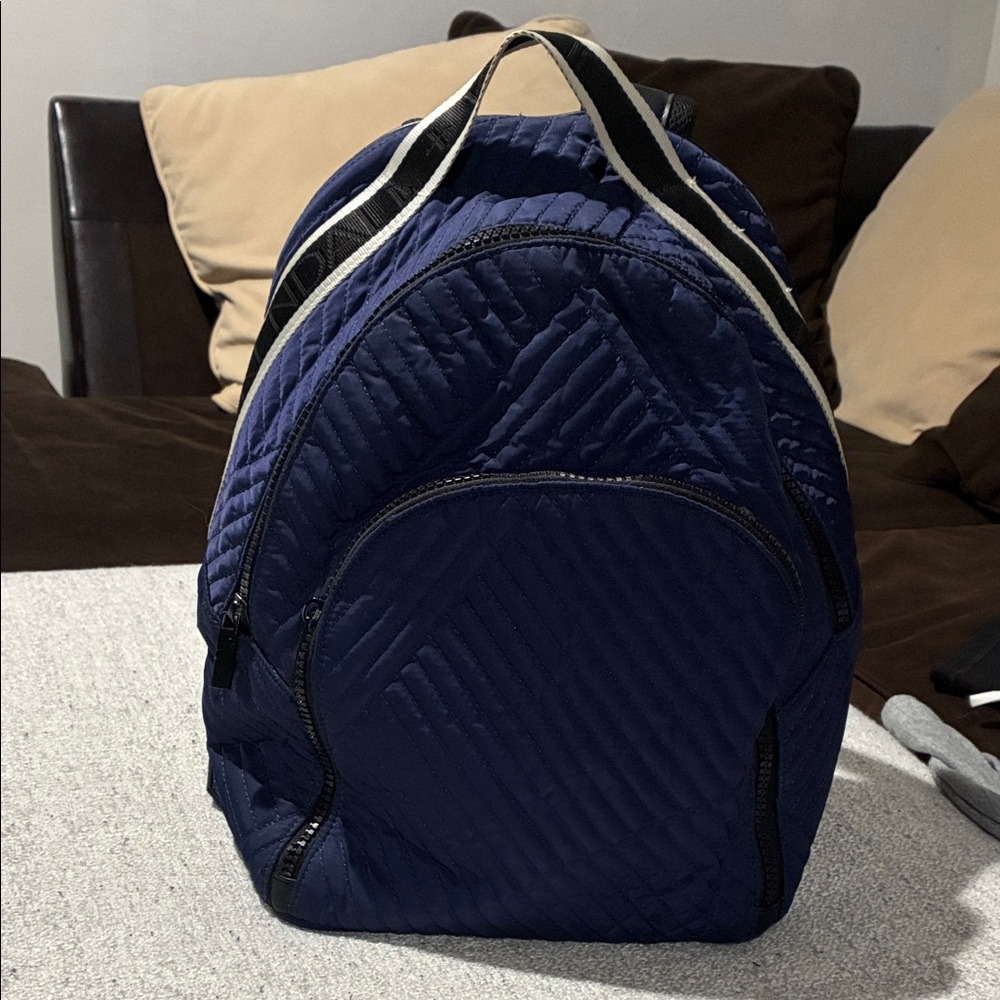 Kendall & Kylie Dark Blue Quilted Backpack